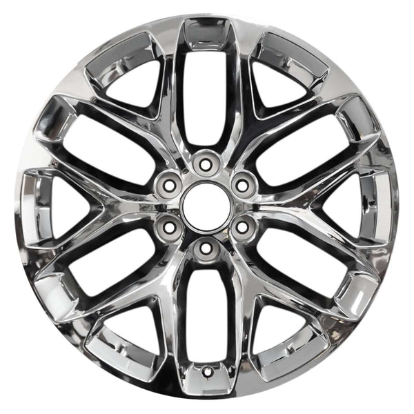 2018 chevrolet tahoe wheel 22 chrome aluminum 6 lug rw5668chr 21