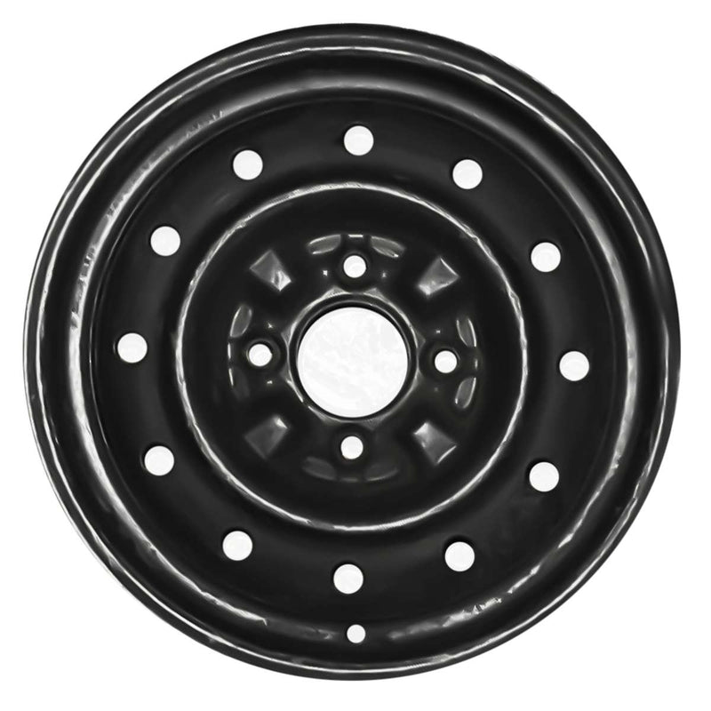 2004 nissan sentra wheel 15 black steel 4 lug rw62301b 5