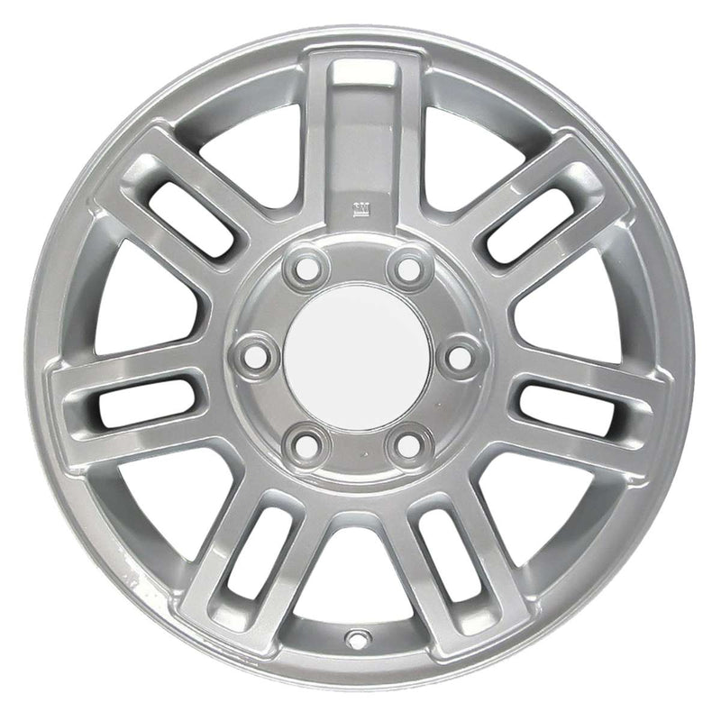 2006 hummer h3 wheel 16 machined silver aluminum 6 lug rw6304ms 1