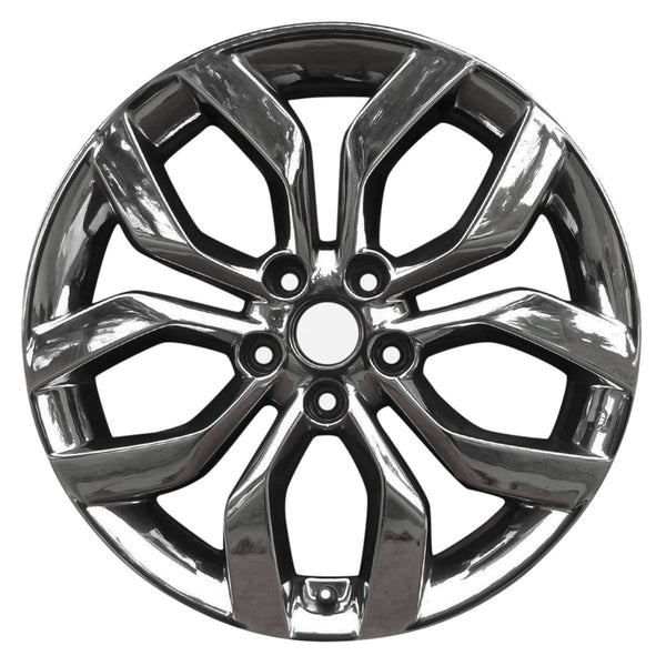 2012 hyundai veloster wheel 18 light pvd chrome aluminum 5 lug rw70814lpvd 1
