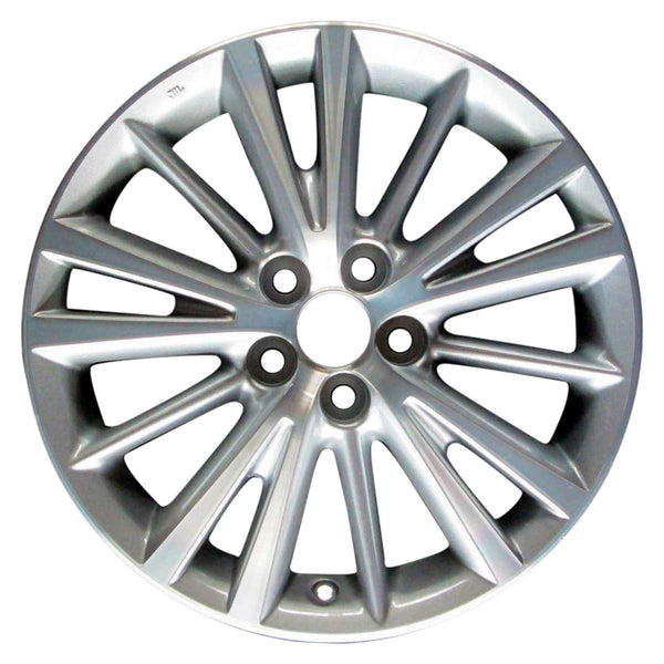 2015 toyota corolla wheel 16 machined charcoal aluminum 5 lug rw75150mc 2