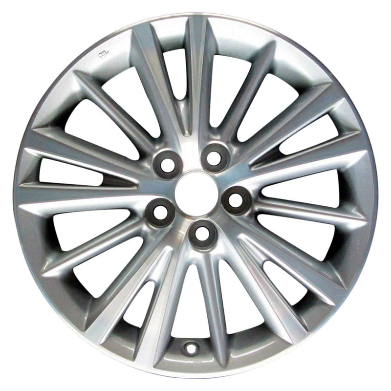 2014 toyota corolla wheel 16 machined charcoal aluminum 5 lug rw75150mc 1