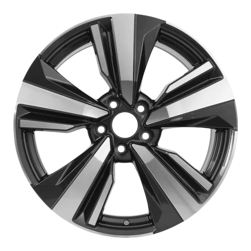 2021 nissan rogue wheel 19 machined charcoal aluminum 5 lug rw96987mc 1