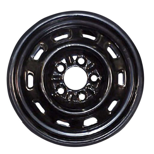 1987 ford taurus wheel 14 black steel 5 lug w3064b 8