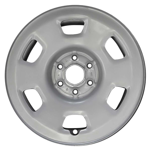 2017 gmc canyon wheel 16 silver steel 6 lug w8109s 9