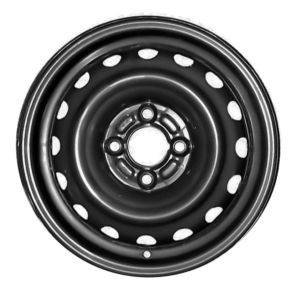 1998 nissan sentra wheel 14 black steel 4 lug rw62353ab 8