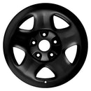 2003 Jeep Wrangler Wheel 15" Black Steel 5 Lug W99024B-1