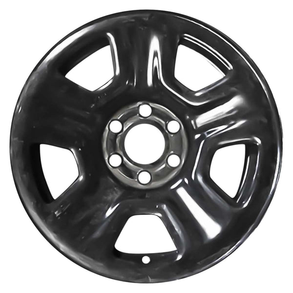 2019 dodge ram wheel 18 black steel 6 lug w2667b 1