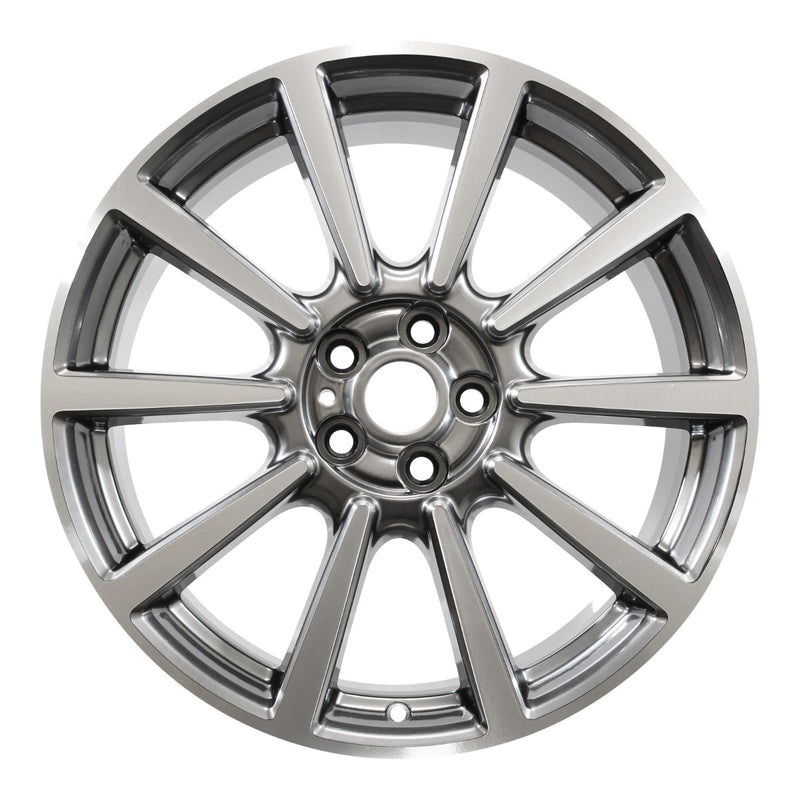 2018 lincoln continental wheel 19 machined hyper aluminum 5 lug w10089mh 2