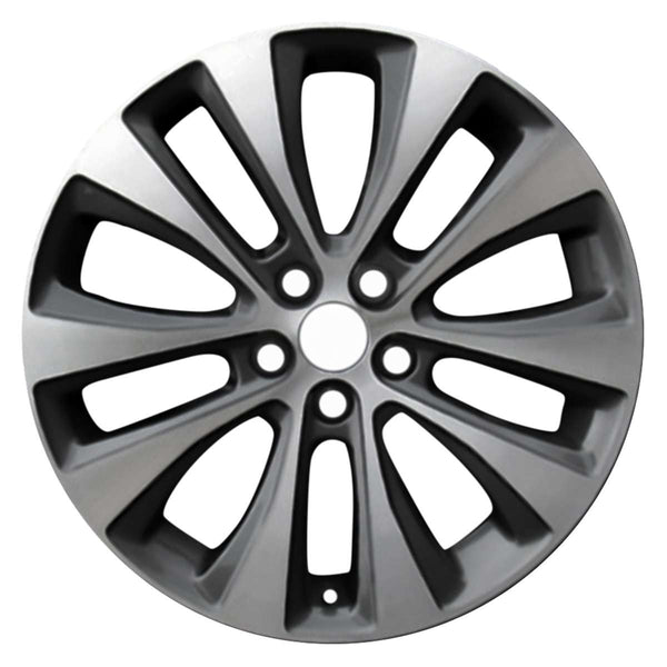 2020 ford fusion wheel 18 machined charcoal aluminum 5 lug w10206mc 2