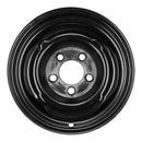 1989 chevrolet s10 wheel 14 black steel 5 lug w1204b 30