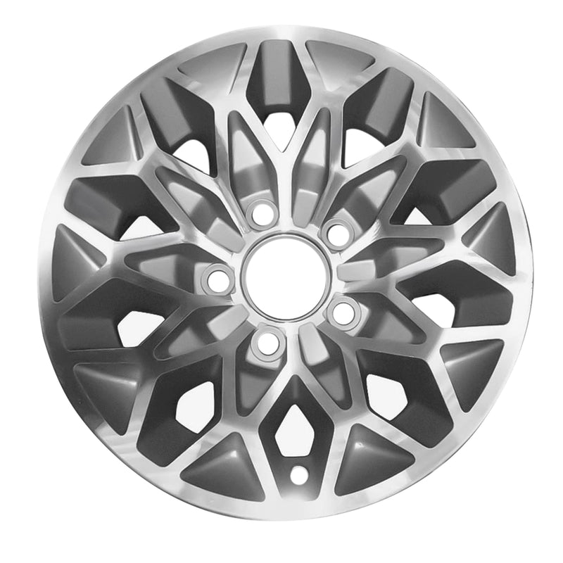 1980 pontiac firebird wheel 15 machined silver aluminum 5 lug w1213ms 5