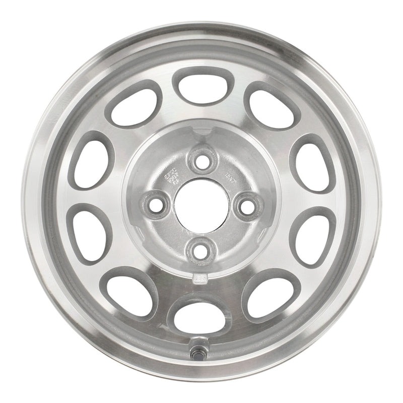 1987 ford mustang wheel 15 machined silver aluminum 4 lug w1423ms 12