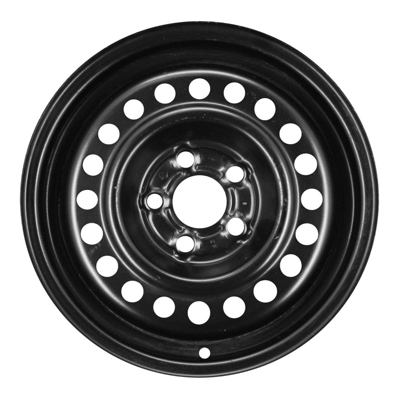 1996 dodge stratus wheel 14 black steel 5 lug w2064b 4