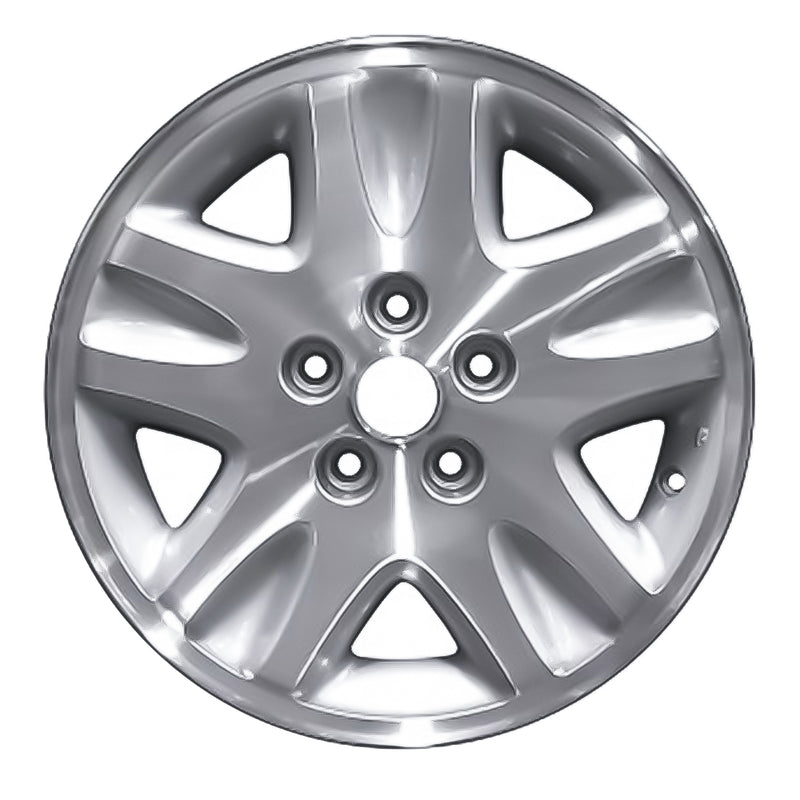 1996 dodge mini wheel 16 machined silver aluminum 5 lug w2076ms 1