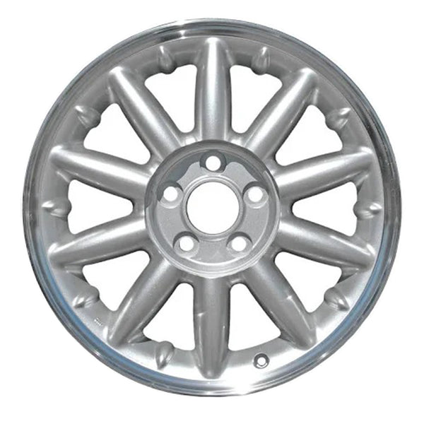 2000 chrysler sebring wheel 17 machined silver aluminum 5 lug w2084ms 3