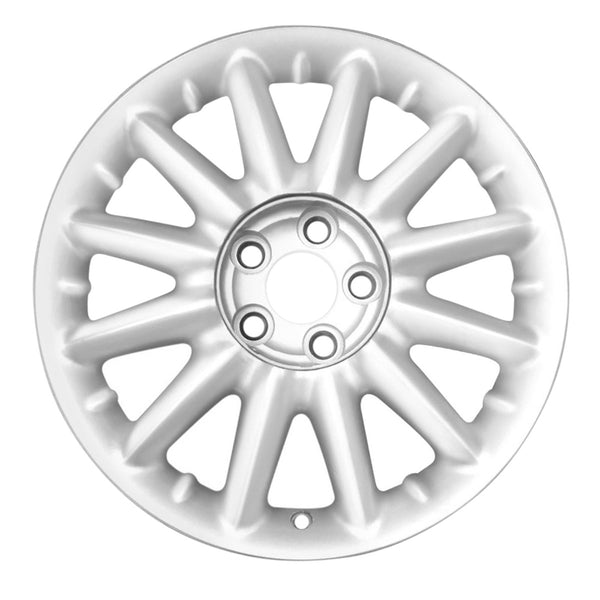 1998 chrysler sebring wheel 17 white aluminum 5 lug w2084w 2