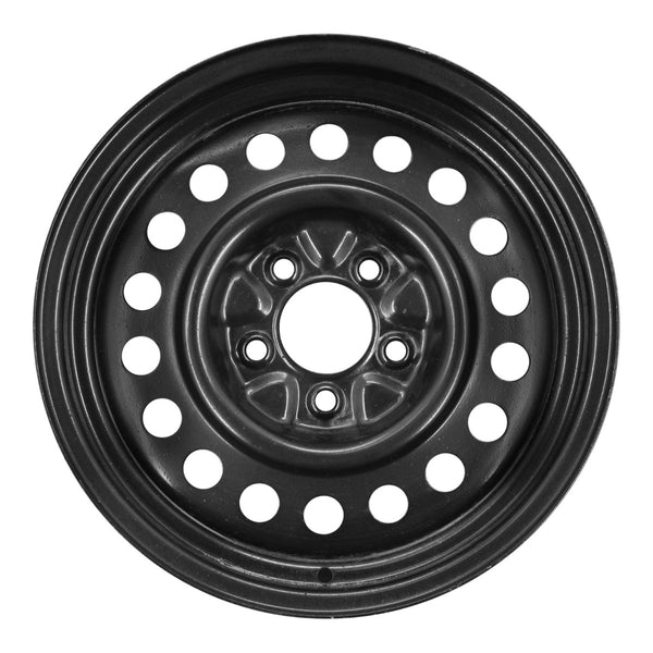 2002 chrysler concorde wheel 16 black steel 5 lug w2092b 4