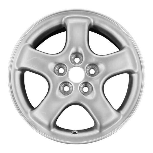 1999 dodge stratus wheel 15 silver aluminum 5 lug w2114s 1