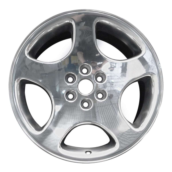 1999 dodge viper wheel 18 polished aluminum 6 lug w2117p 1