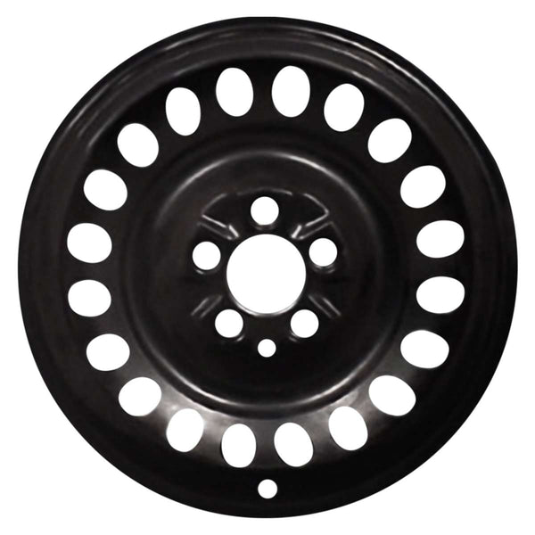 2000 dodge neon wheel 15 black steel 5 lug w2122b 1