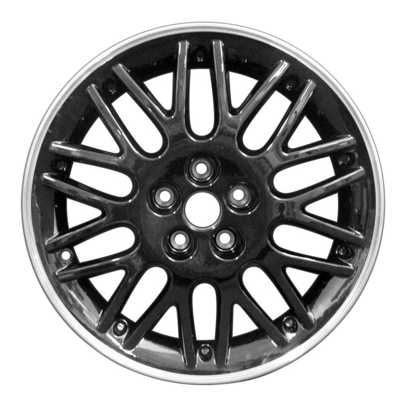 2001 dodge neon wheel 16 black aluminum 5 lug w2137b 1