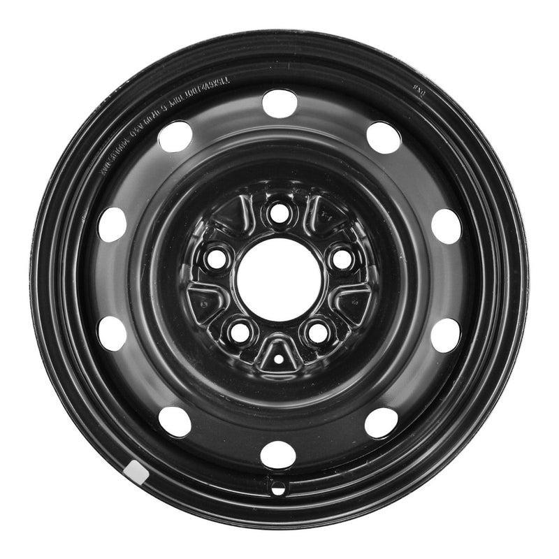 2006 dodge caravan wheel 15 black steel 5 lug w2150b 8