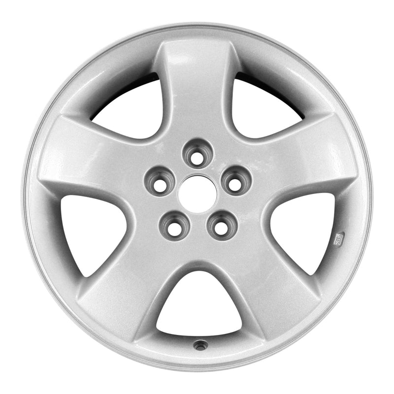 2003 dodge neon wheel 16 silver aluminum 5 lug w2195s 1