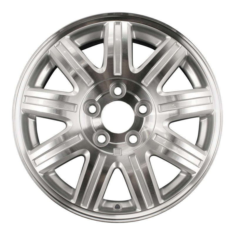 2006 chrysler town wheel 16 machined silver aluminum 5 lug w2211ms 3