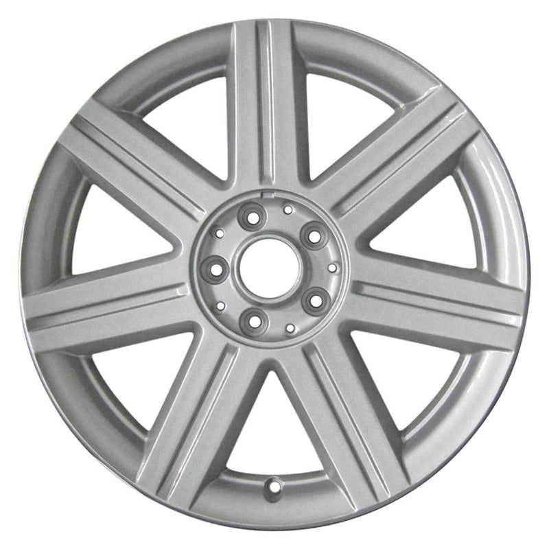 2006 chrysler crossfire wheel 19 silver aluminum 5 lug w2230s 3