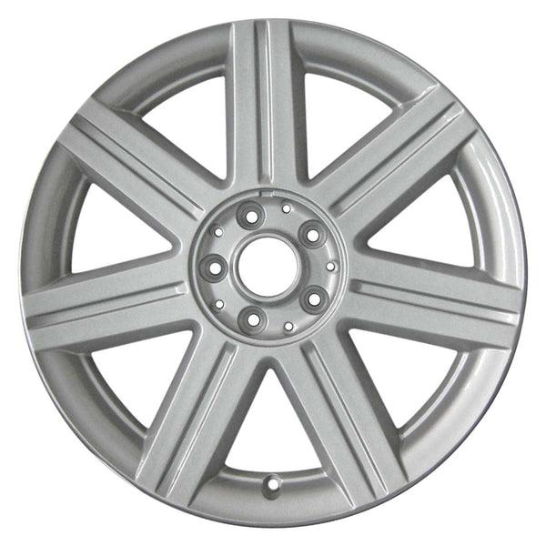 2004 chrysler crossfire wheel 19 silver aluminum 5 lug w2230s 1