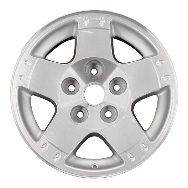 2005 dodge durango wheel 17 machined silver aluminum 5 lug w2234ms 1