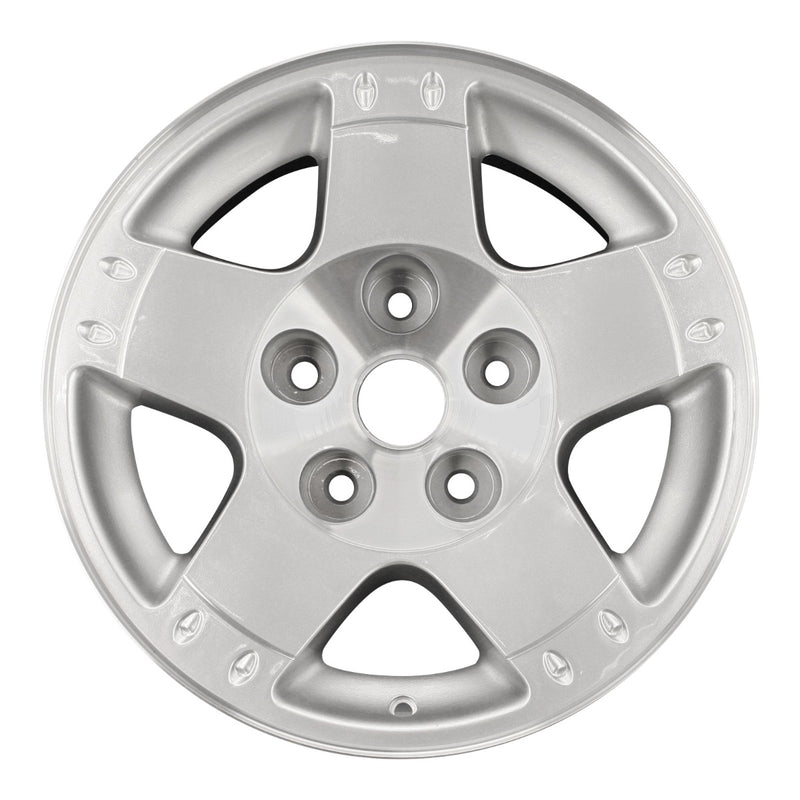 2005 dodge durango wheel 17 machined silver aluminum 5 lug w2234ms 1