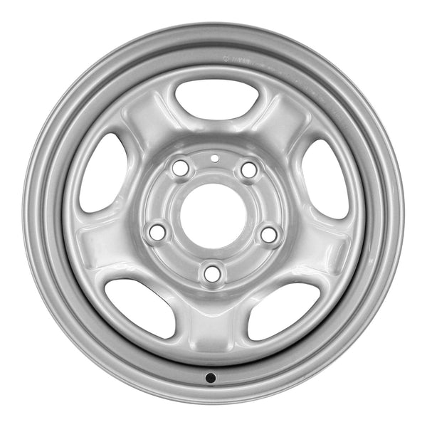 2007 dodge dakota wheel 16 silver steel 5 lug w2236s 5