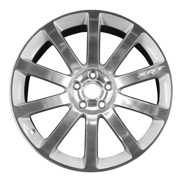 2010 chrysler 300 wheel 20 polished silver aluminum 5 lug w2253ps 6