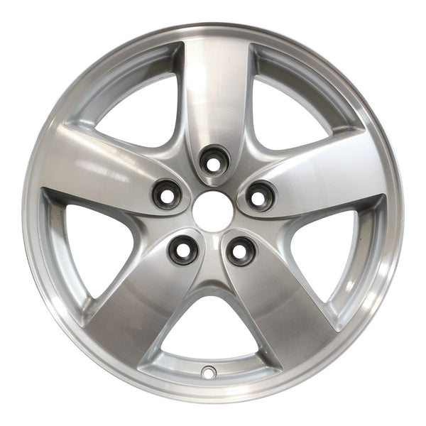 2007 dodge caravan wheel 16 machined silver aluminum 5 lug w2274ms 3