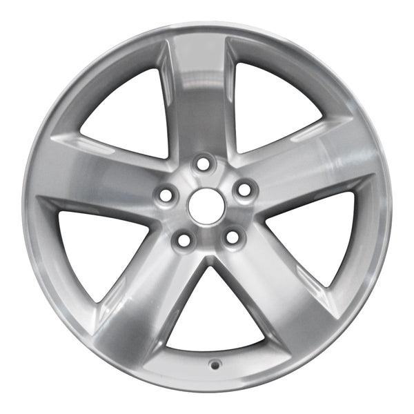 2009 dodge challenger wheel 18 machined silver aluminum 5 lug w2359ms 1