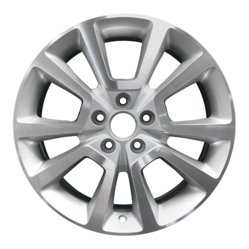 2017 jeep compass wheel 18 machined silver aluminum 5 lug w2381ms 6