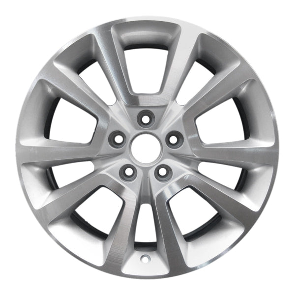 2015 jeep compass wheel 18 machined silver aluminum 5 lug w2381ms 4