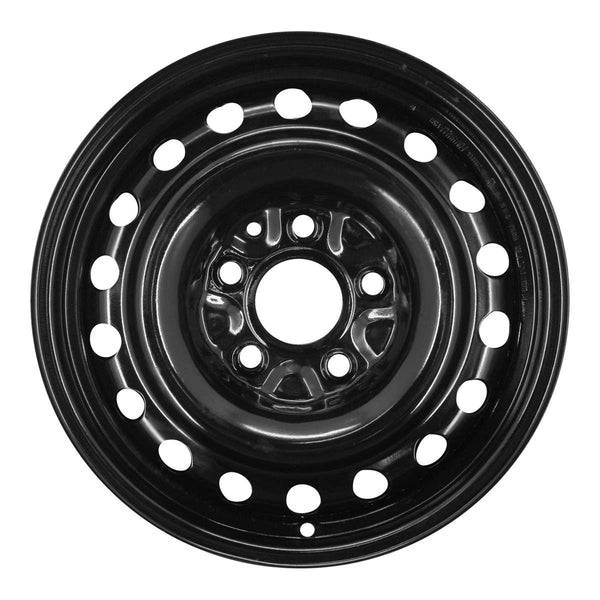 2008 chrysler town wheel 16 black steel 5 lug w2396ab 1