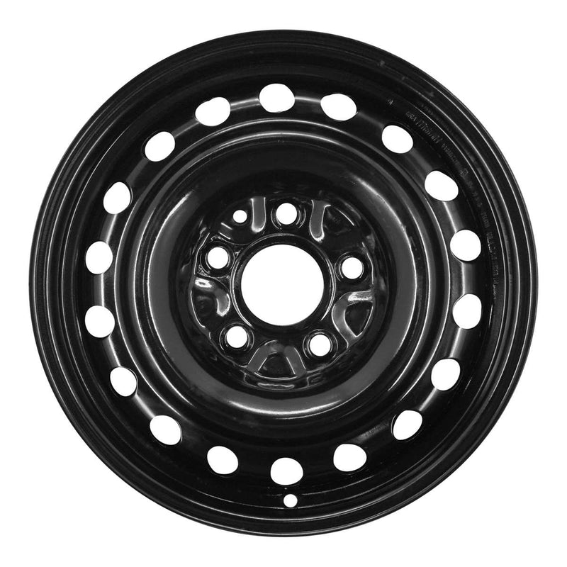 2008 chrysler town wheel 16 black steel 5 lug w2396ab 1