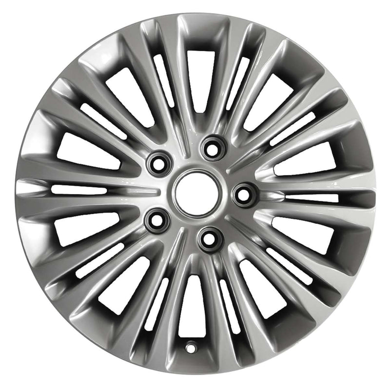 2011 chrysler town wheel 17 silver aluminum 5 lug w2402s 1