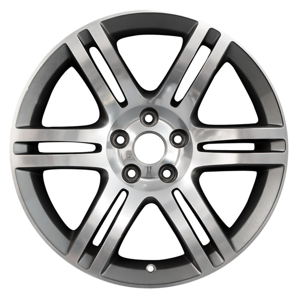 2011 dodge charger wheel 18 polished charcoal aluminum 5 lug w2409pc 1