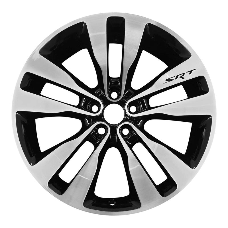 2013 dodge charger wheel 20 machined gloss black aluminum 5 lug w2436mb 3