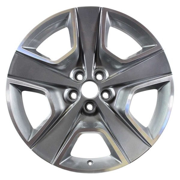 2011 dodge charger wheel 20 machined dark charcoal aluminum 5 lug w2437mdc 1