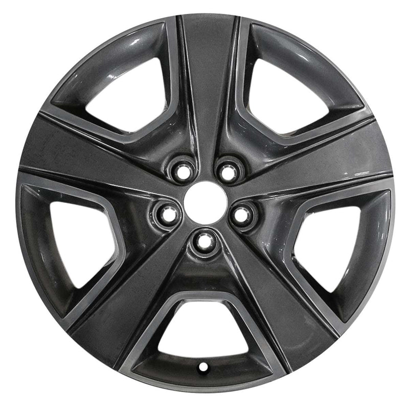 2014 dodge challenger wheel 20 machined charcoal aluminum 5 lug w2440mc 3