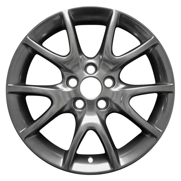 2013 dodge dart wheel 17 hyper aluminum 5 lug w2445h 1