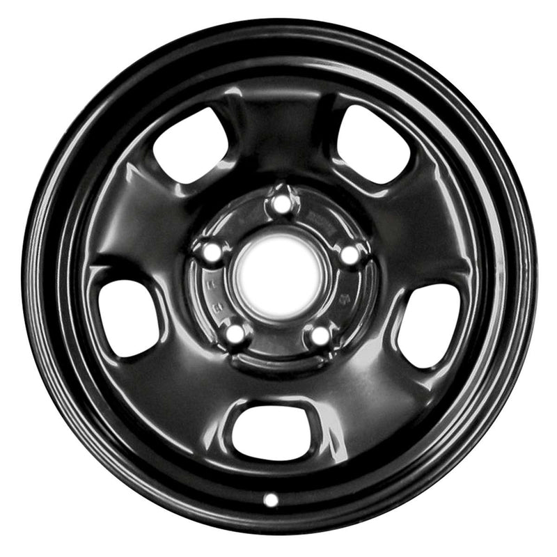 2013 dodge ram wheel 17 black steel 5 lug w2449b 1