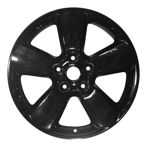 2014 dodge ram wheel 20 black aluminum 5 lug w2451b 2