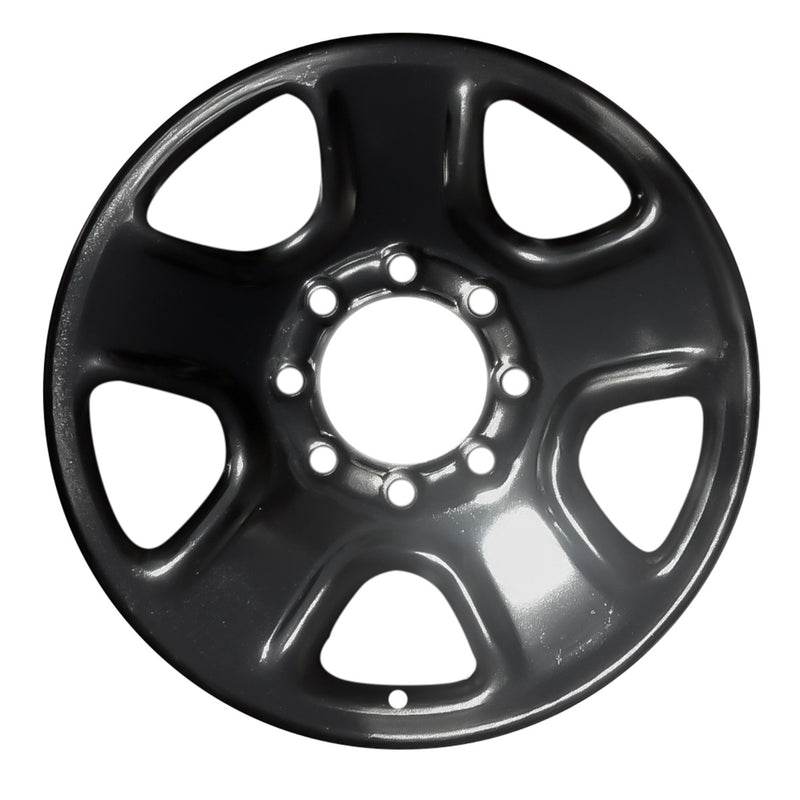 2014 dodge 3500 wheel 18 black steel 8 lug w2472b 7